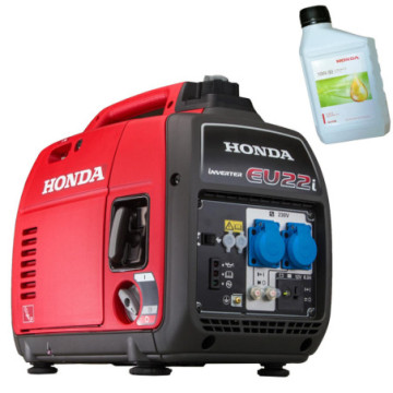Agregat prądotwórczy HONDA EU22i + Olej HONDA +...